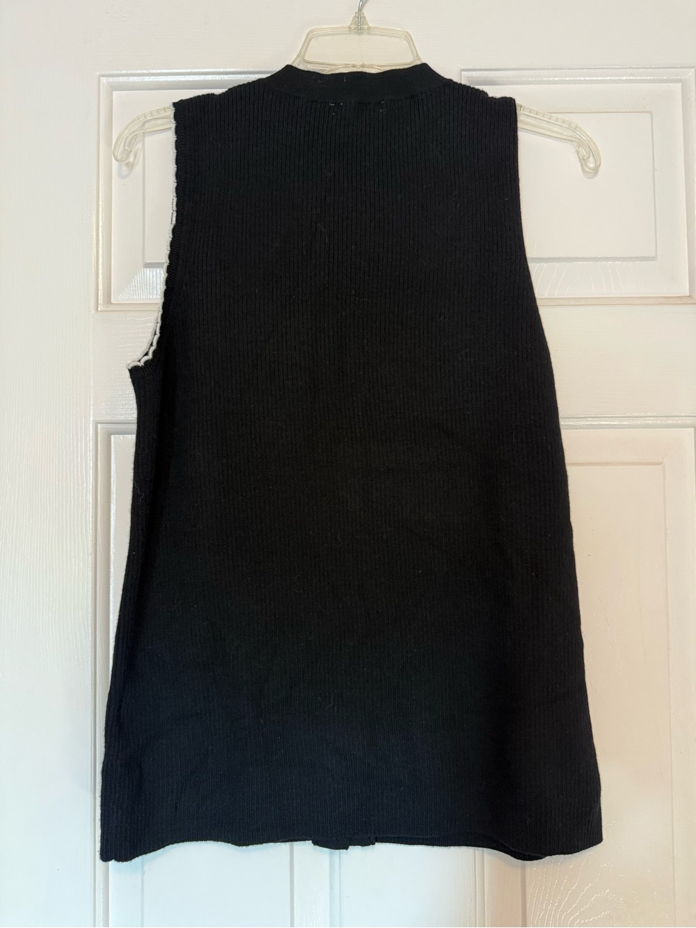 NWT Madewell Sleeveless Merino Wool Blend Button-Front Knit Top-Size XL - Picture 5 of 8
